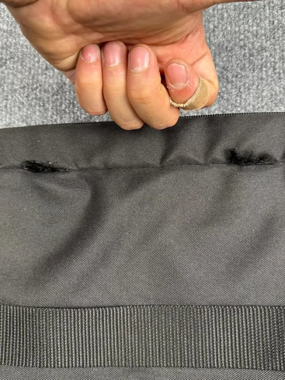 Amazon Basics Unisex Black Laptop Bag Carrying Case Damaged